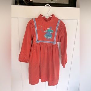 Vintage girls dress - handmade